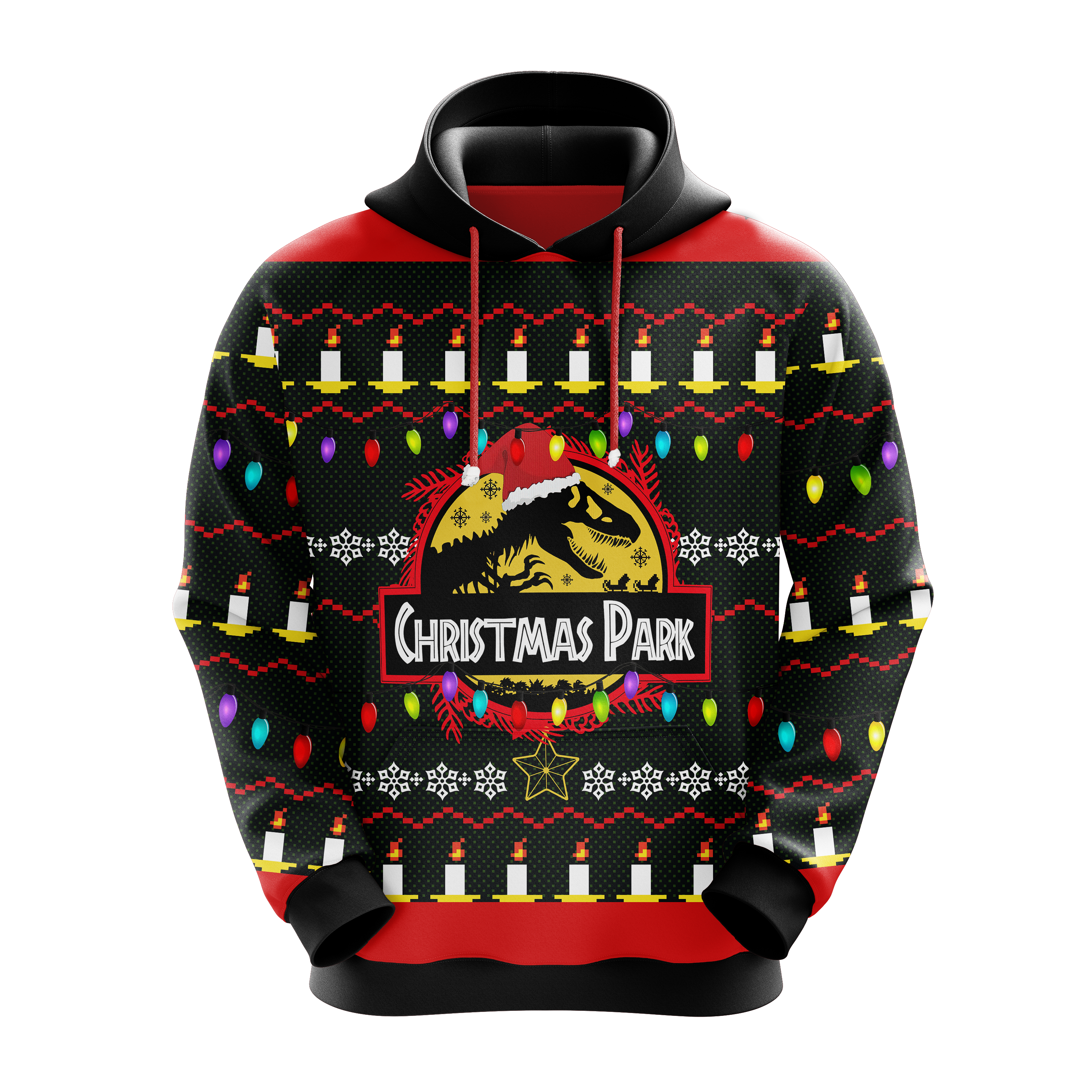 Jurassic Park Trex Christmas Hoodie Amazing Gift Idea Christmas Gift Nearkii