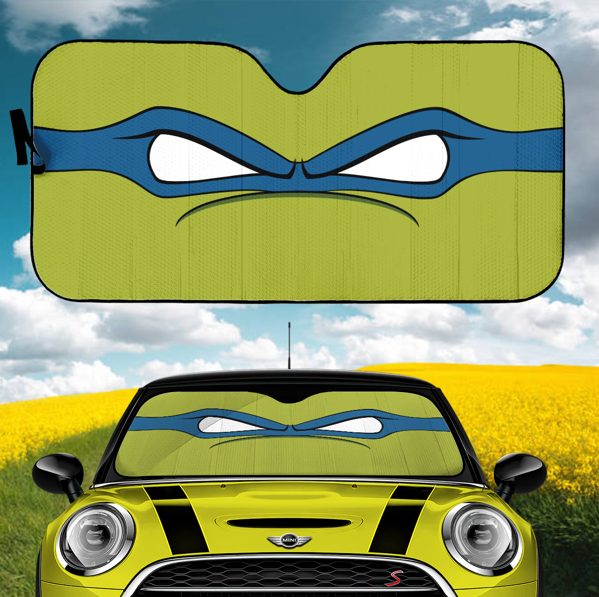 Teenage Mutant Ninja Turtles Leonardo Car Auto Sunshades Nearkii