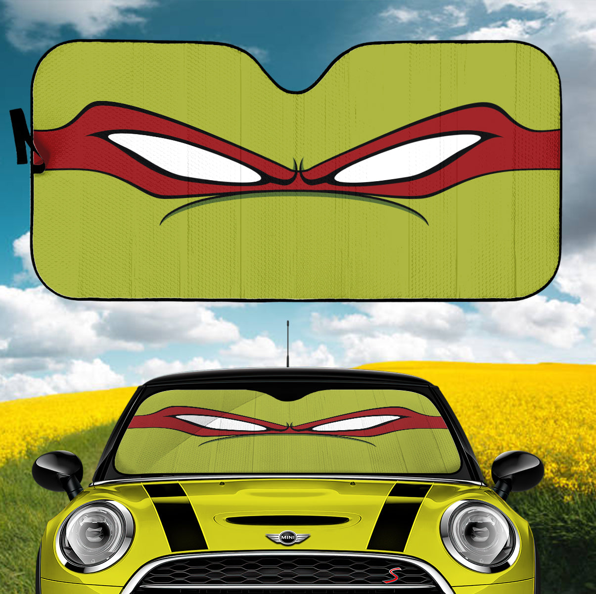 Teenage Mutant Ninja Turtles Raphael Car Auto Sunshades Nearkii