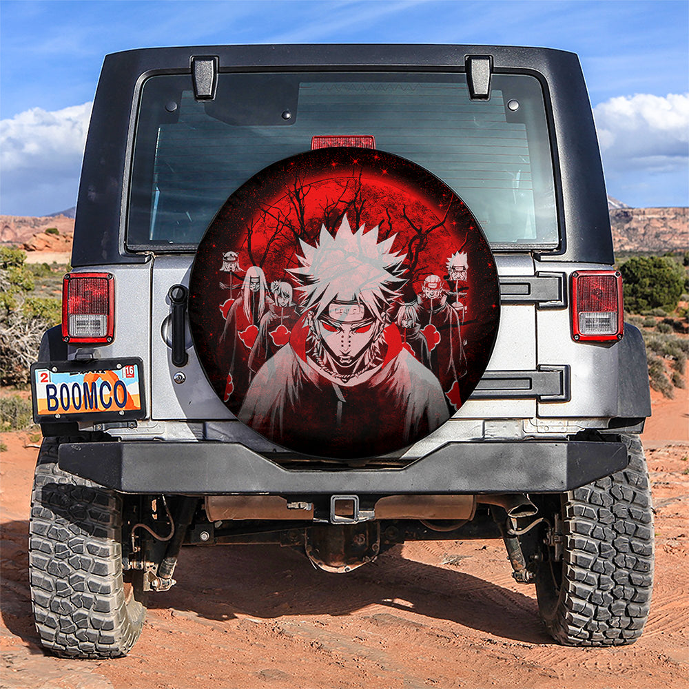 Akatsuki Moonlight Jeep Car Spare Tire Covers Gift For Campers Nearkii