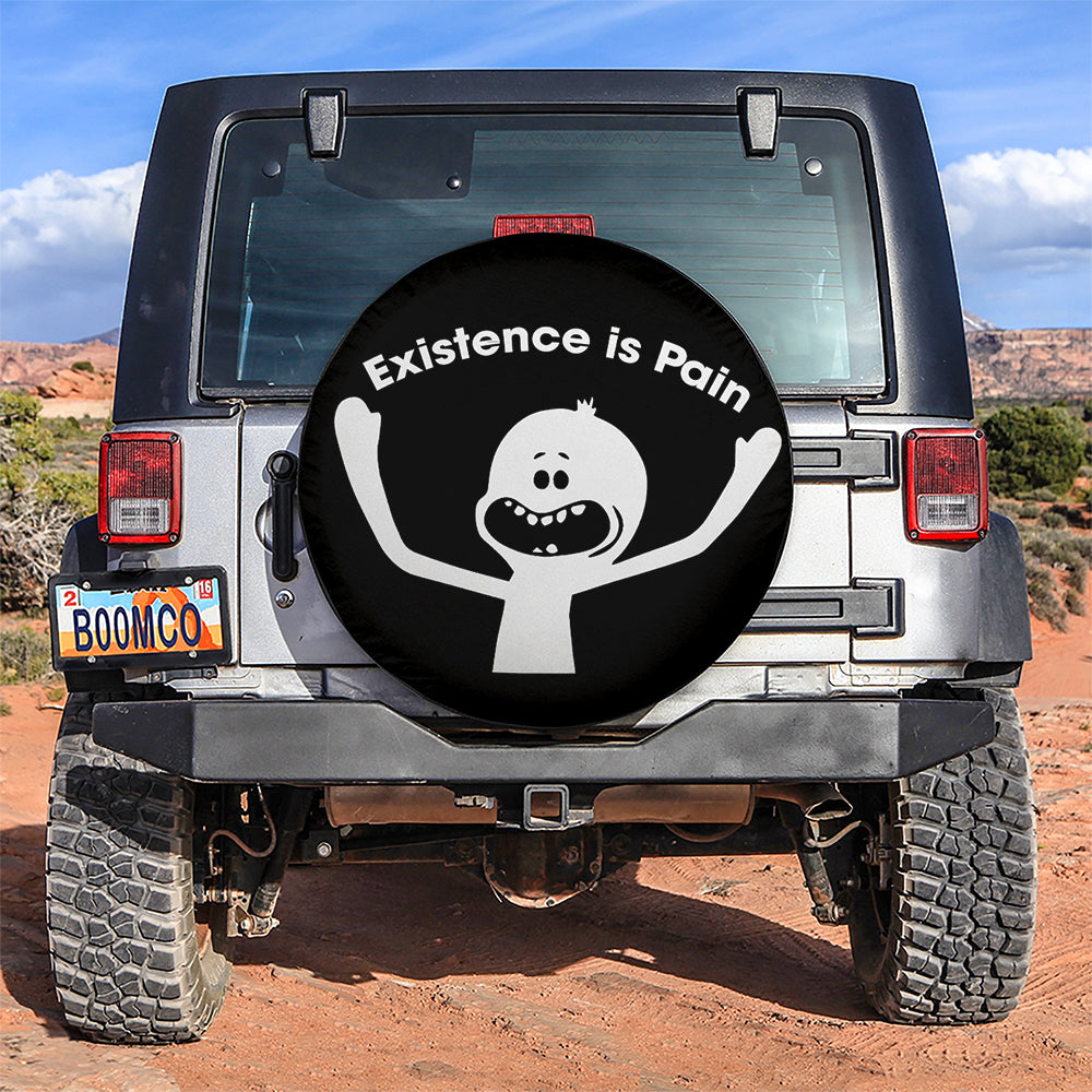 Existence Is Pain Funny Jeep Car Spare Tire Covers Gift For Campers Nearkii