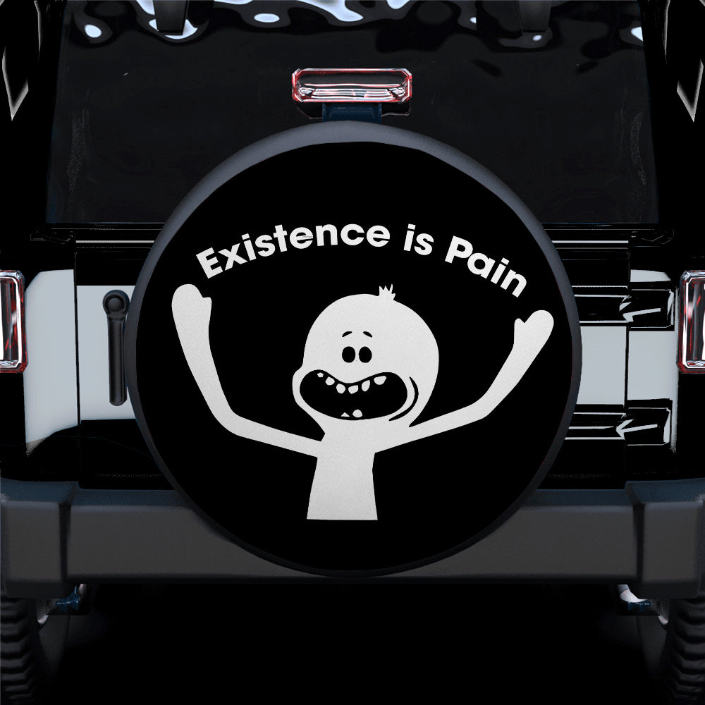 Existence Is Pain Funny Jeep Car Spare Tire Covers Gift For Campers Nearkii