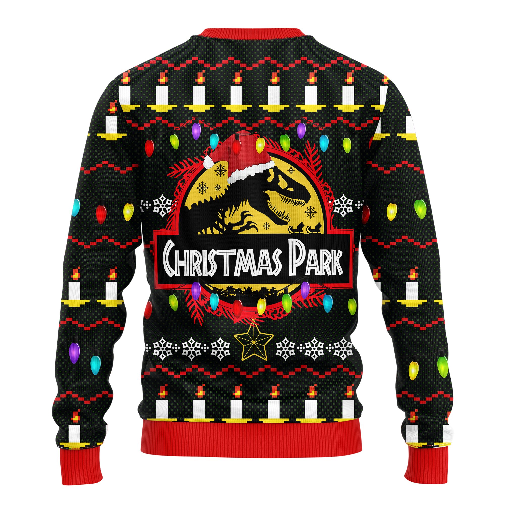 Jurassic Park Trex Ugly Christmas Sweater Anime Xmas Gift Nearkii