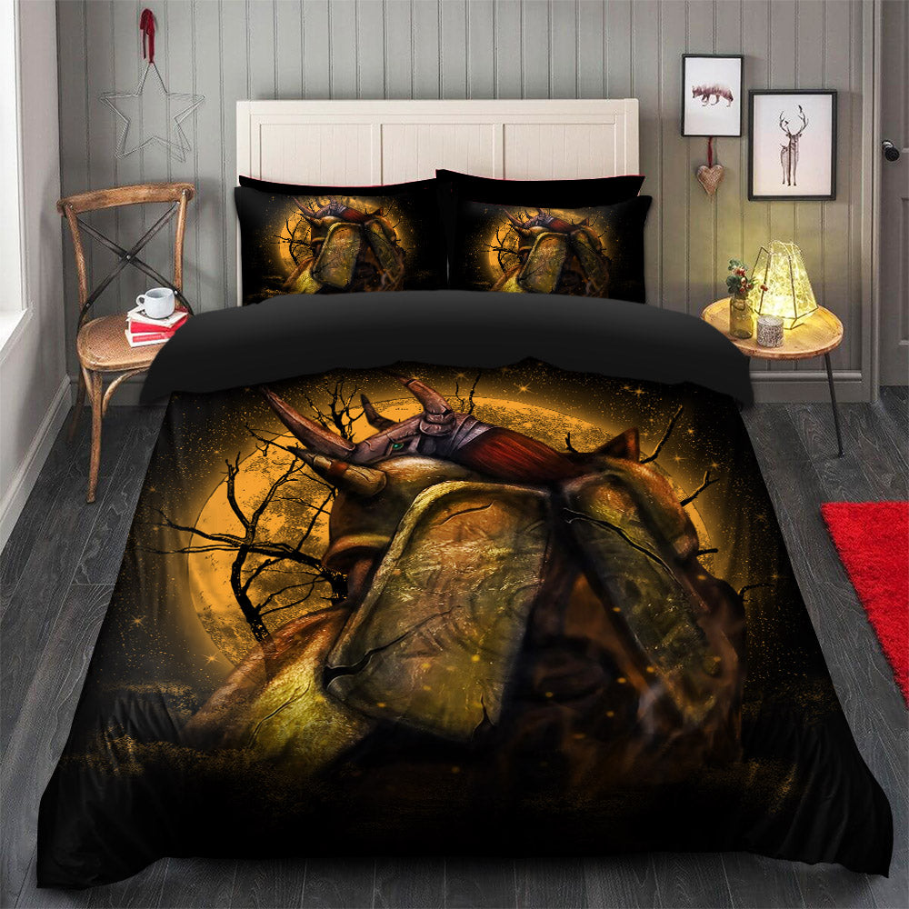 Wargreymon Digimon Moonlight Bedding Set Duvet Cover And 2 Pillowcases Nearkii