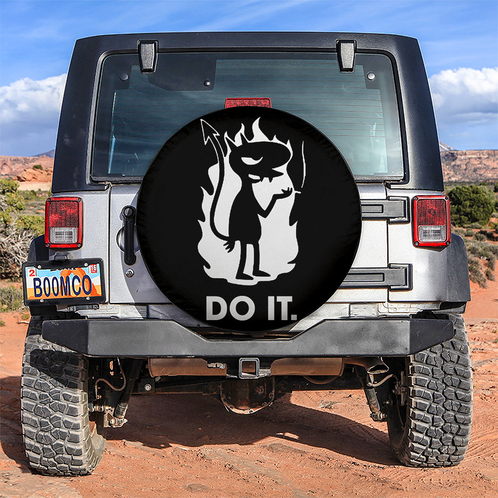 Do It Evil Car Spare Tire Covers Gift For Campers Nearkii