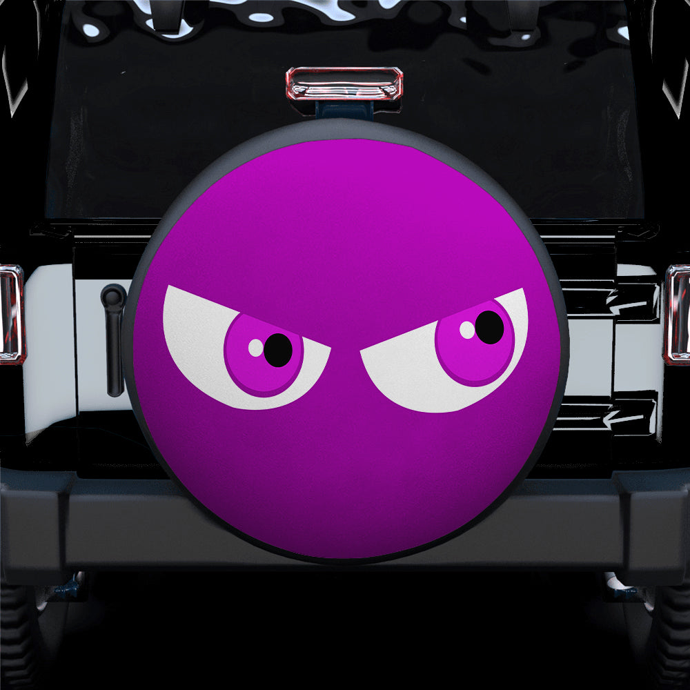 Funny Cartoon Angry Pink Eyes Jeep Car Spare Tire Covers Gift For Campers Nearkii
