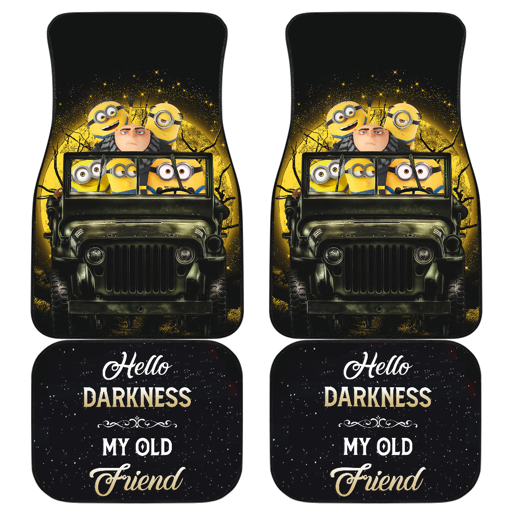 Despicable Me Gru And Minions Ride Jeep Moonlight Darkness Car Floor Mats Car Accessories Nearkii