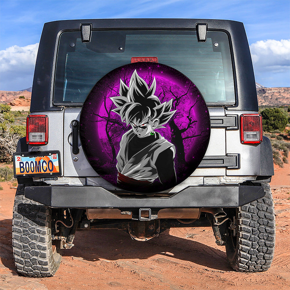 Goku Black Moonlight Jeep Car Spare Tire Covers Gift For Campers Nearkii