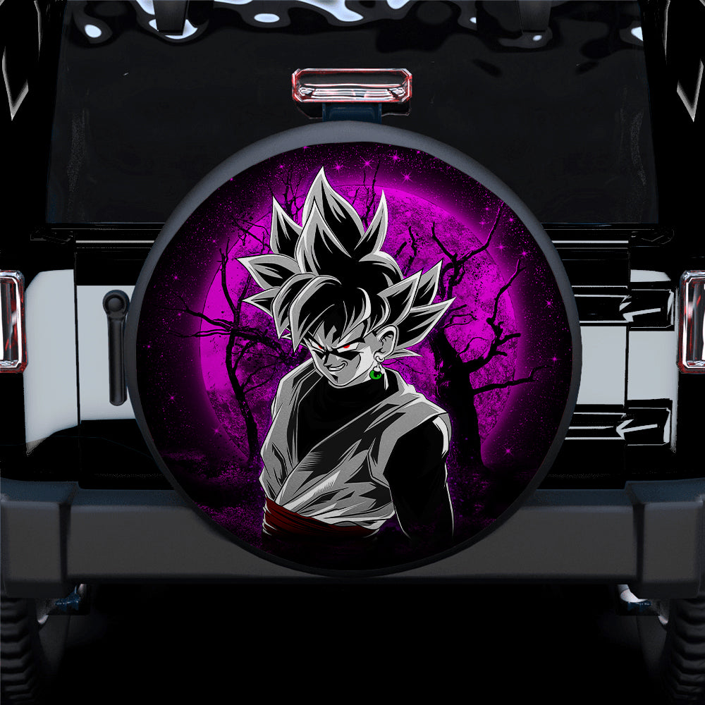 Goku Black Moonlight Jeep Car Spare Tire Covers Gift For Campers Nearkii