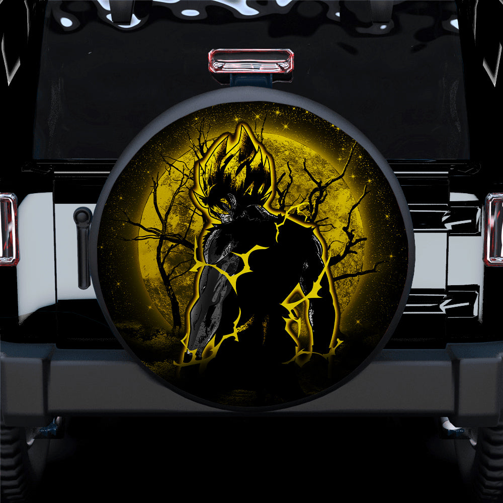 Goku Super Saiyan Moonlight Jeep Car Spare Tire Covers Gift For Campers Nearkii
