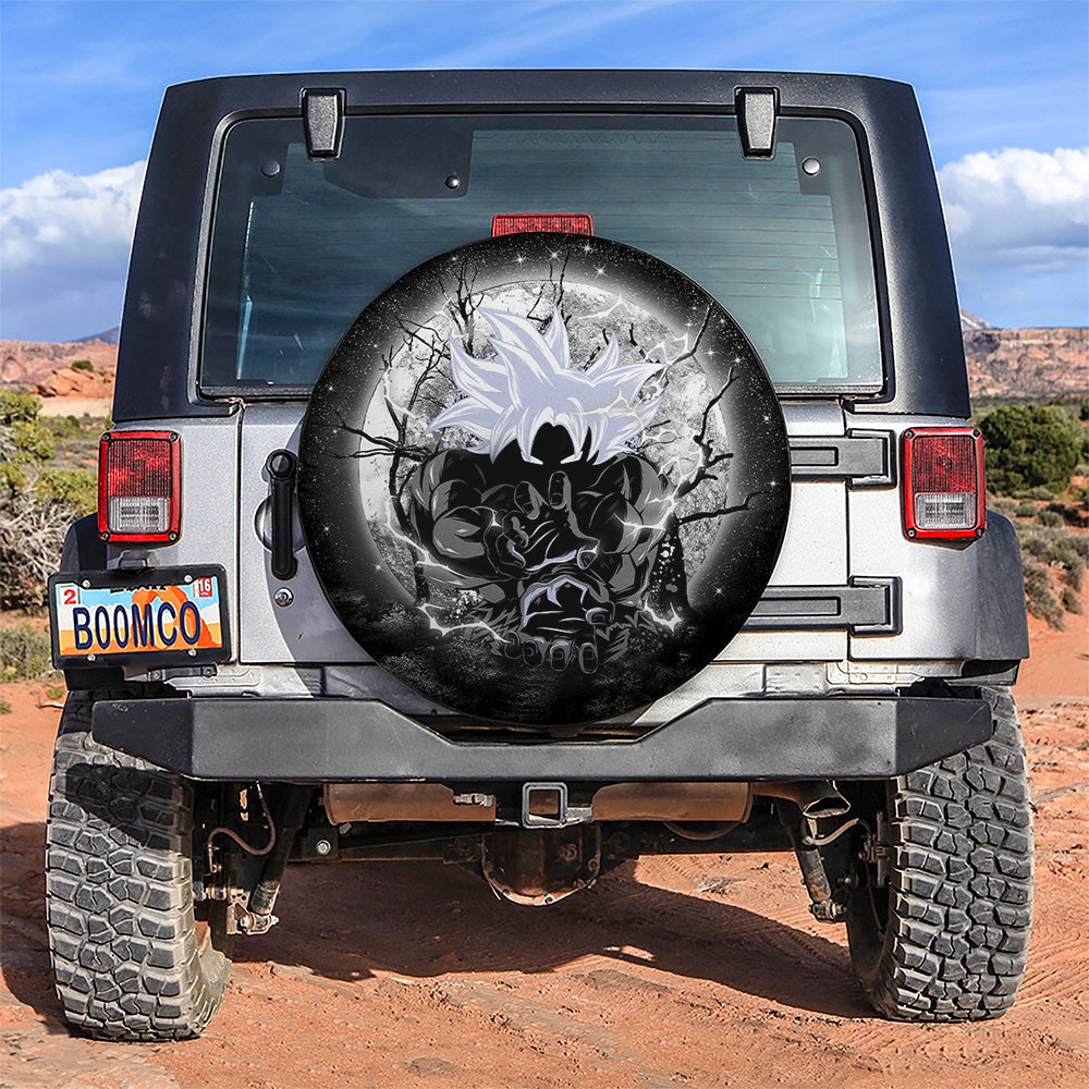 Goku Ultra Instinct Dragon Ball Moonlight Jeep Car Spare Tire Covers Gift For Campers Nearkii