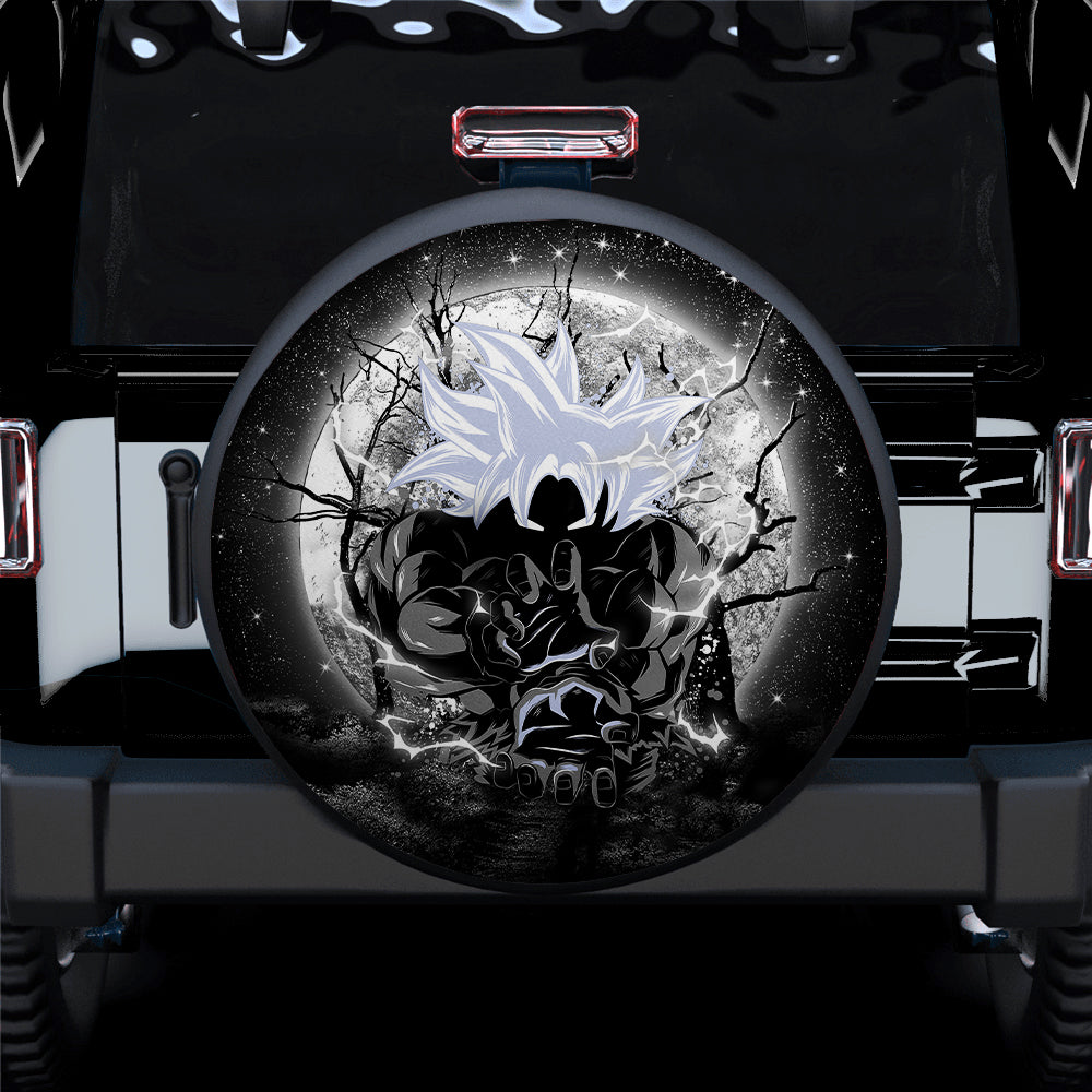Goku Ultra Instinct Dragon Ball Moonlight Jeep Car Spare Tire Covers Gift For Campers Nearkii