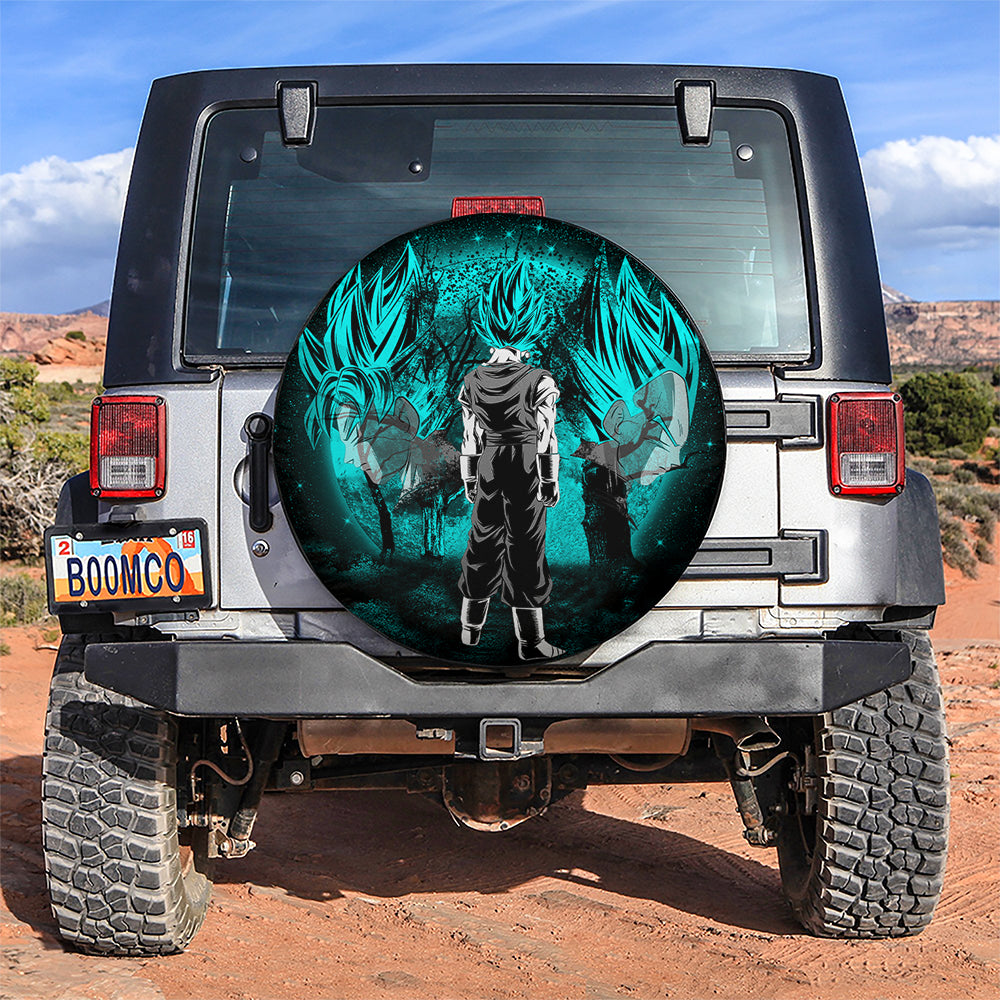 Goku Vegeta Vegito Blue Moonlight Jeep Car Spare Tire Covers Gift For Campers Nearkii
