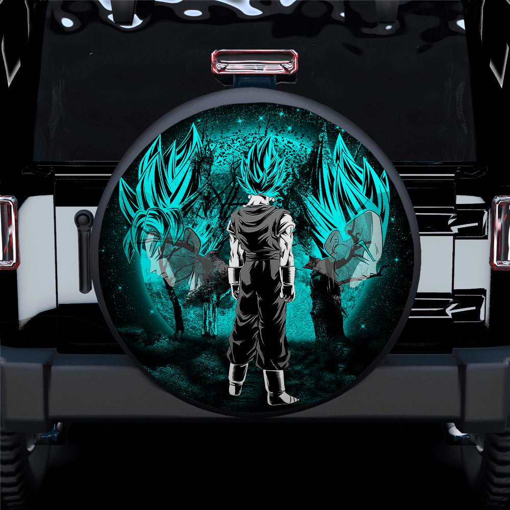 Goku Vegeta Vegito Blue Moonlight Jeep Car Spare Tire Covers Gift For Campers Nearkii