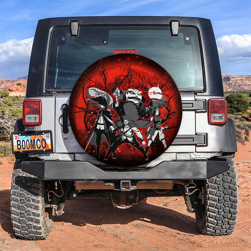 Naruto Sasuke Sakura Team 7 Moonlight Jeep Car Spare Tire Covers Gift For Campers Nearkii