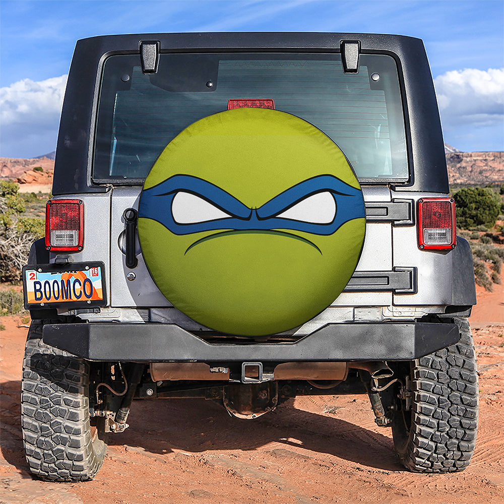 TMNT Ninja Turtle Eyes Blue Jeep Car Spare Tire Covers Gift For Campers Nearkii
