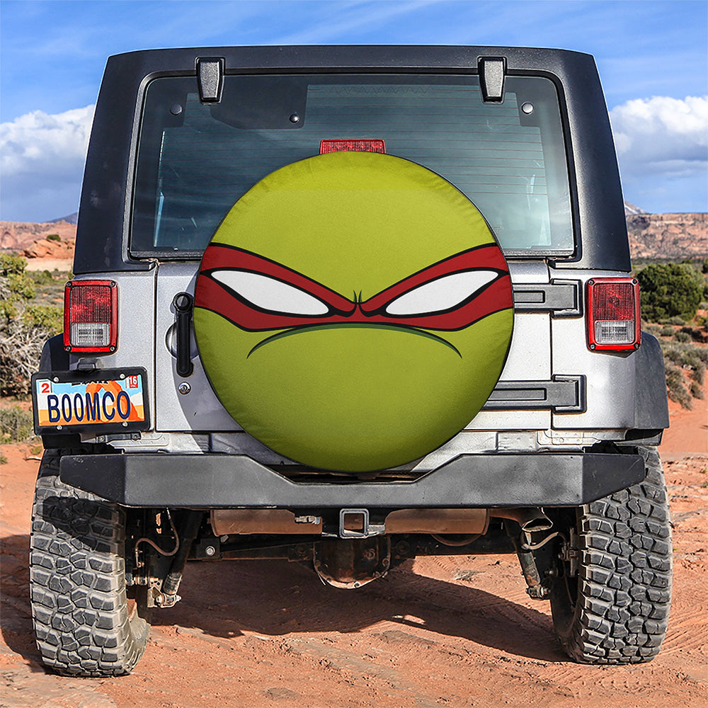 TMNT Ninja Turtle Eyes Red Jeep Car Spare Tire Covers Gift For Campers Nearkii
