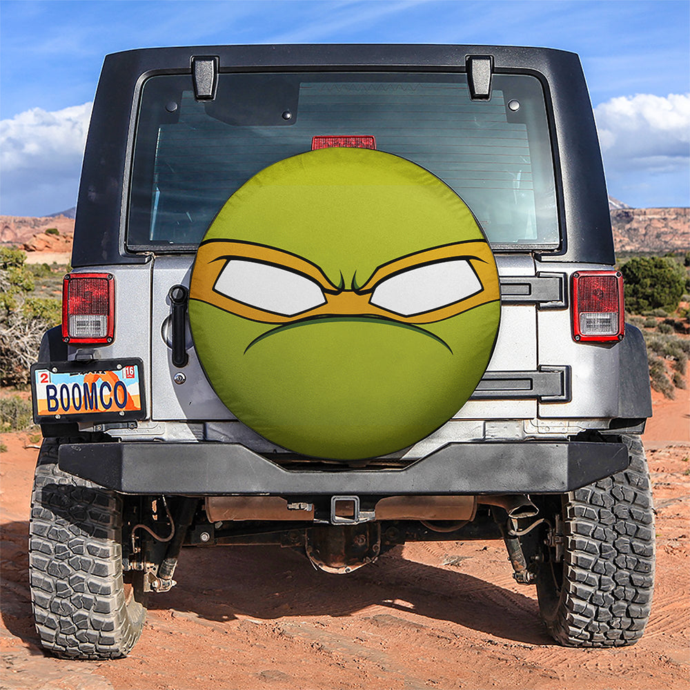 TMNT Ninja Turtle Eyes Yellow Jeep Car Spare Tire Covers Gift For Campers Nearkii