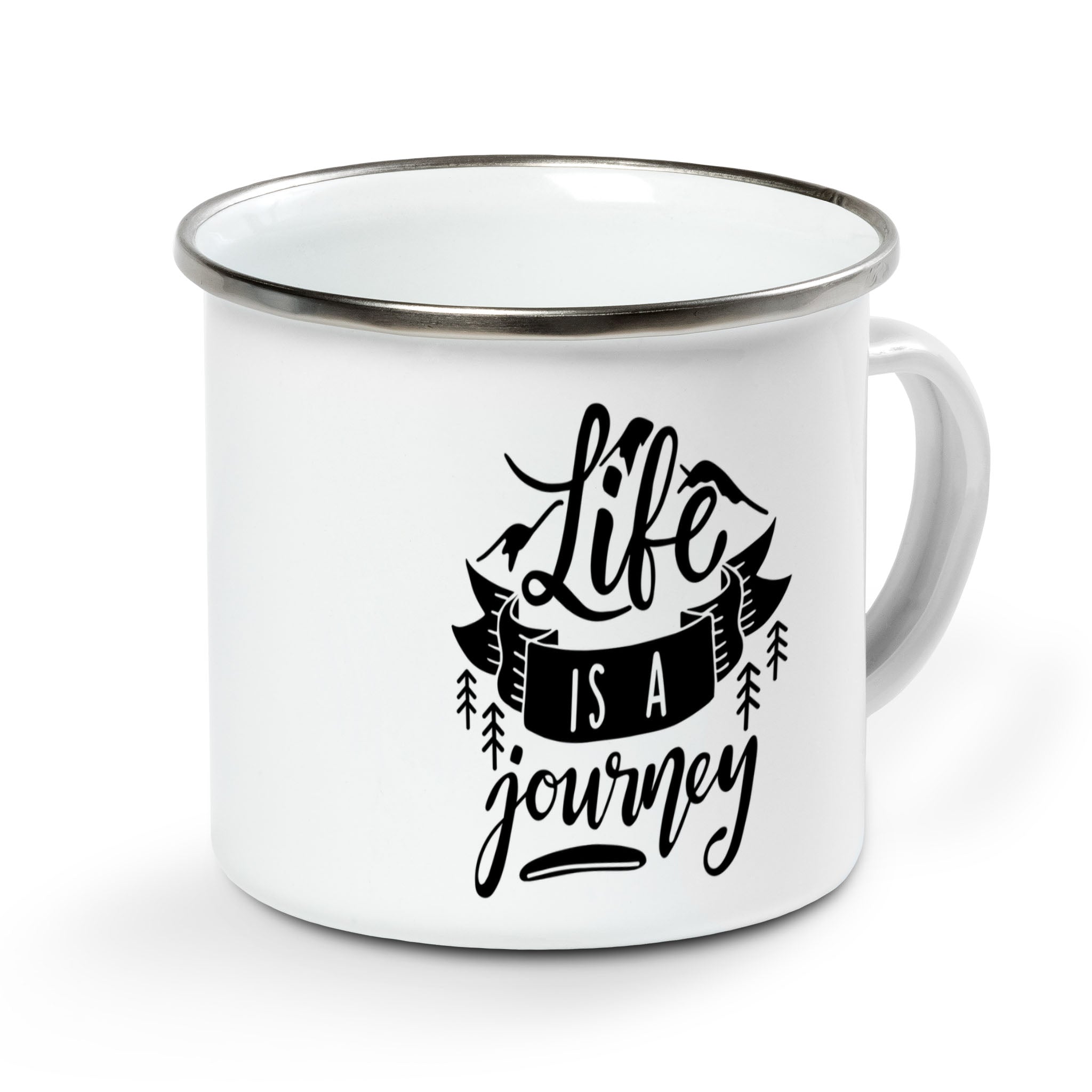 Life Is A Journey Camping Mug Campfire Mug Nearkii