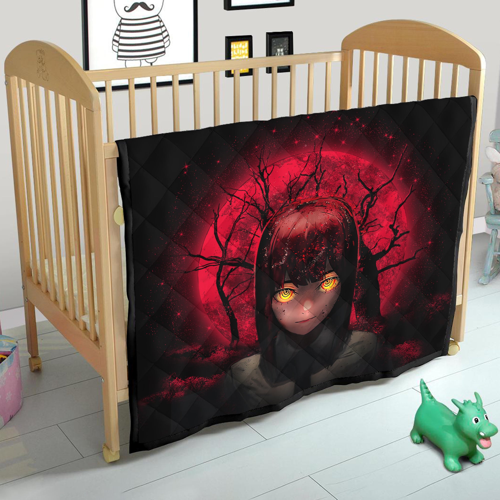 Makima Chainsaw Man Moonlight Quilt Blanket Nearkii