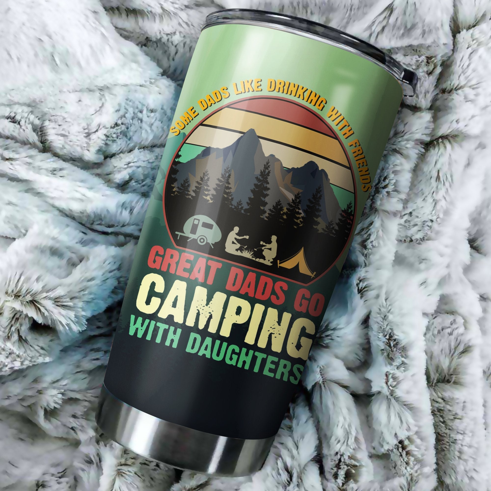 Great Dads Go Camping Camfire Tumbler 2023 Nearkii