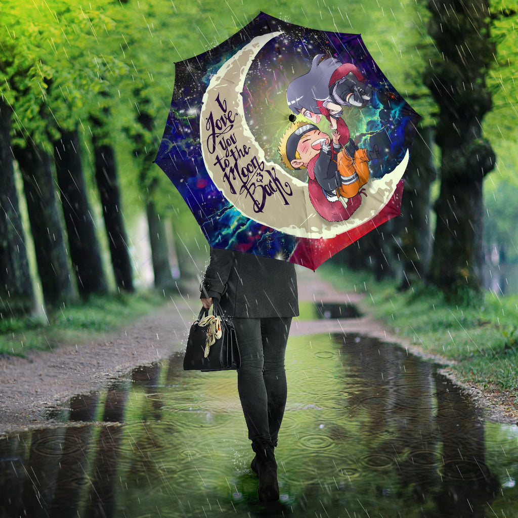 Naruto Couple Love You To The Moon Galaxy Umbrella Nearkii