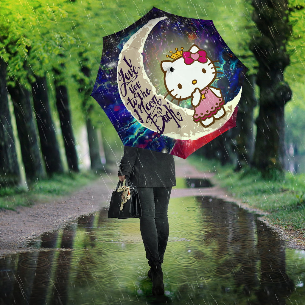 Hello Kitty Love You To The Moon Galaxy Umbrella Nearkii
