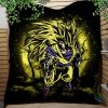 Goku Super Saiyan 3 Dragon Ball Moonlight Quilt Blanket Nearkii