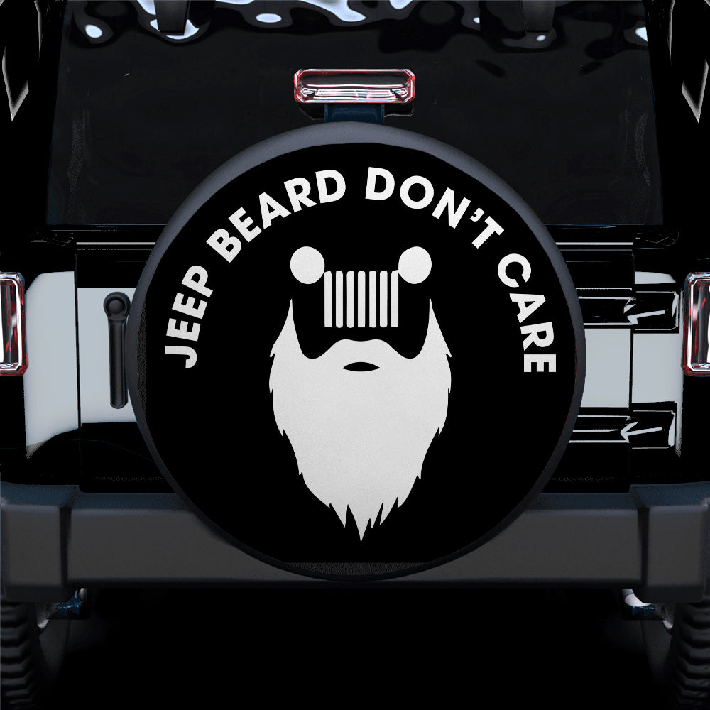 Jeep Beard Car Spare Tire Covers Gift For Campers Nearkii