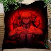 Makima Chainsaw Man Anime Moonlight Quilt Blanket Nearkii