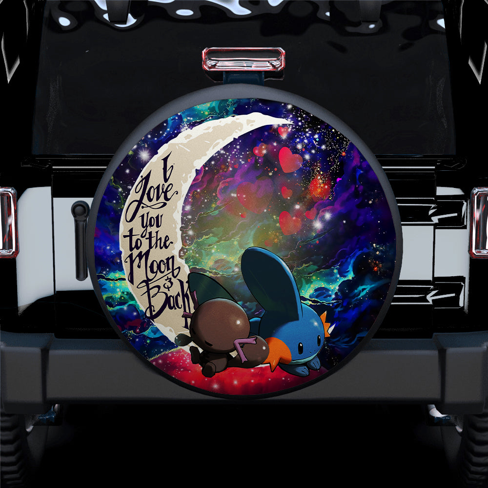 Pokemon Mudkip Love You To The Moon Galaxy Car Spare Tire Covers Gift For Campers Nearkii