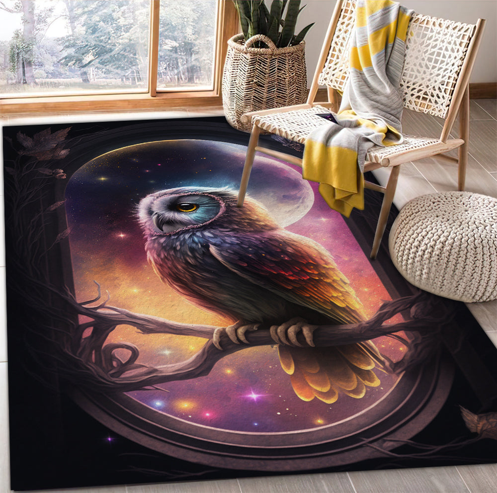 Magic Owl Carpet Rug Home Room Decor Nearkii