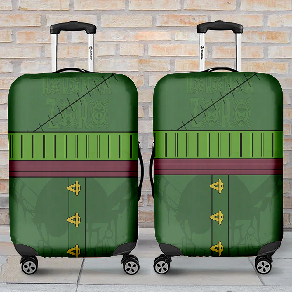 Zoro One Piece Anime Luggage Cover Suitcase Protector Nearkii