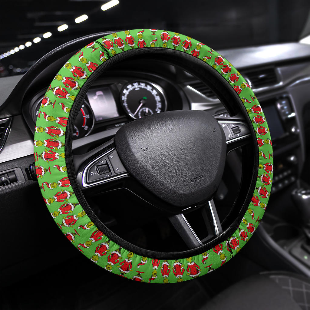 The Grinch Car Steering Wheel Cover