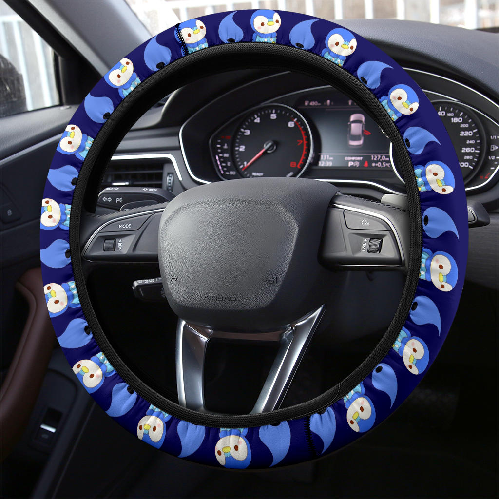 Pokemon Piplup Car Steering Wheel Cover