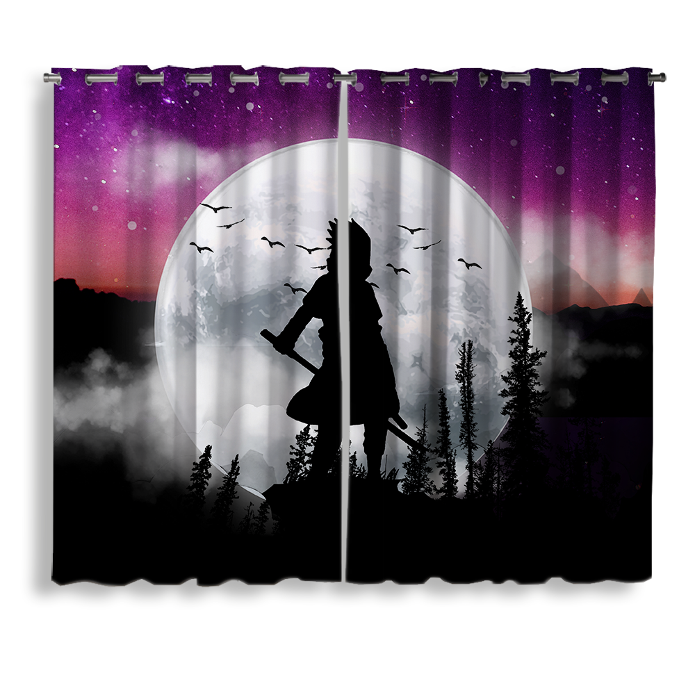 Uchiha Sasuke Naruto Sunset Car Back Seat Covers Window Curtain Nearkii