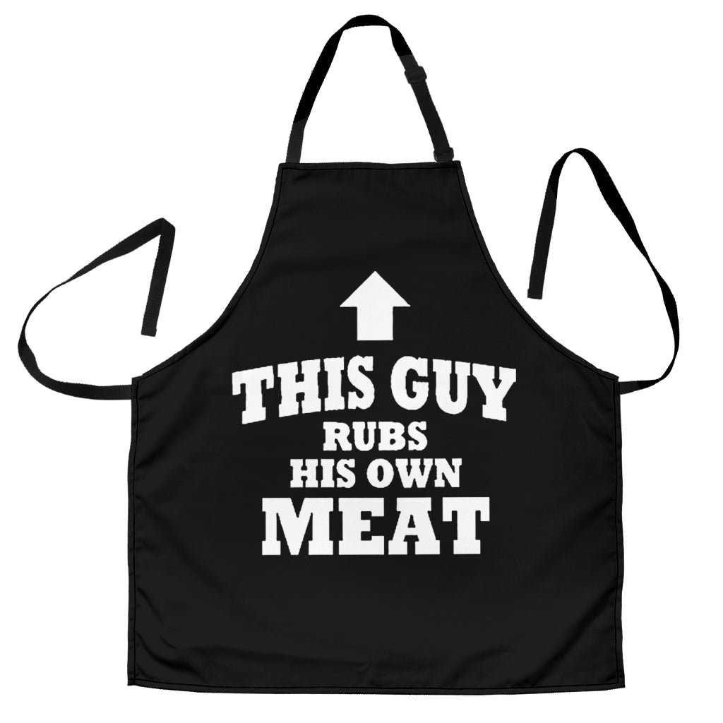 This Guy Rubs His Own Meat Custom Apron Best Gift For Anyone Who Loves Cooking