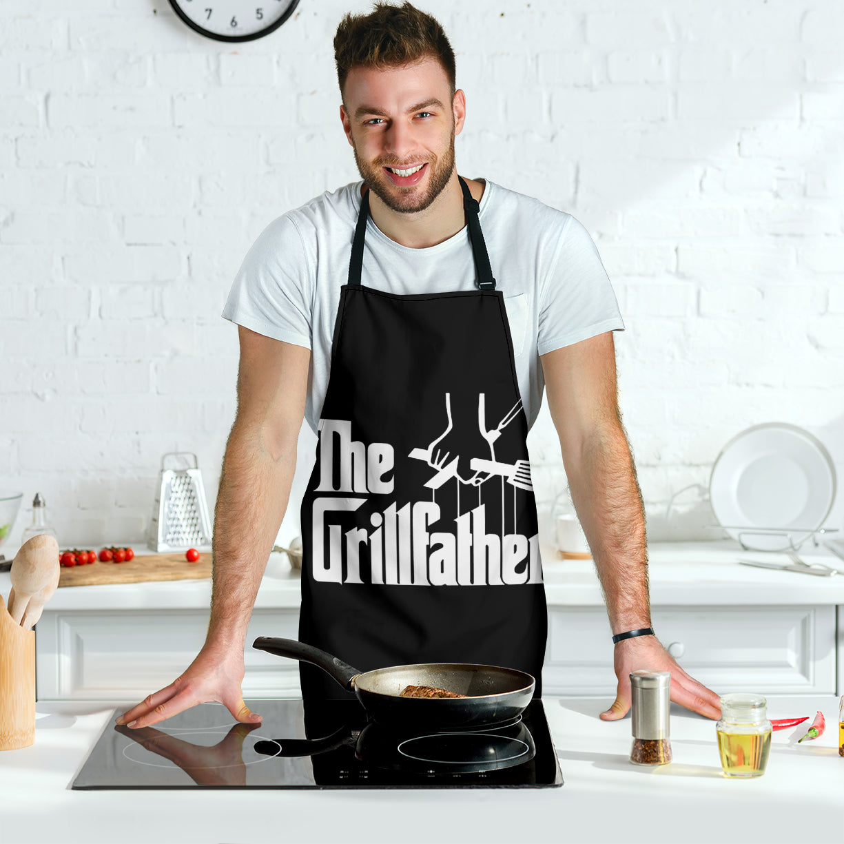 The Grillfather Custom Apron Gift for Cooking Guys