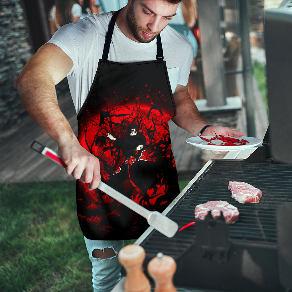Itachi Moon Reg Moonlight Custom Apron Best Gift For Anyone Who Loves Cooking Nearkii