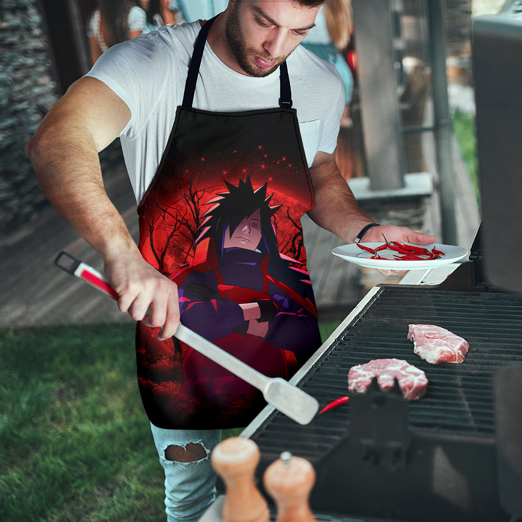 Uchiha Madara Moonlight Custom Apron Best Gift For Anyone Who Loves Cooking