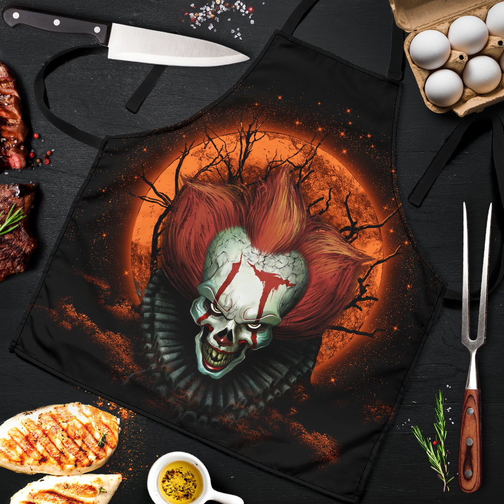 It Horror Movie Moonlight Custom Apron Best Gift For Anyone Who Loves Cooking Nearkii