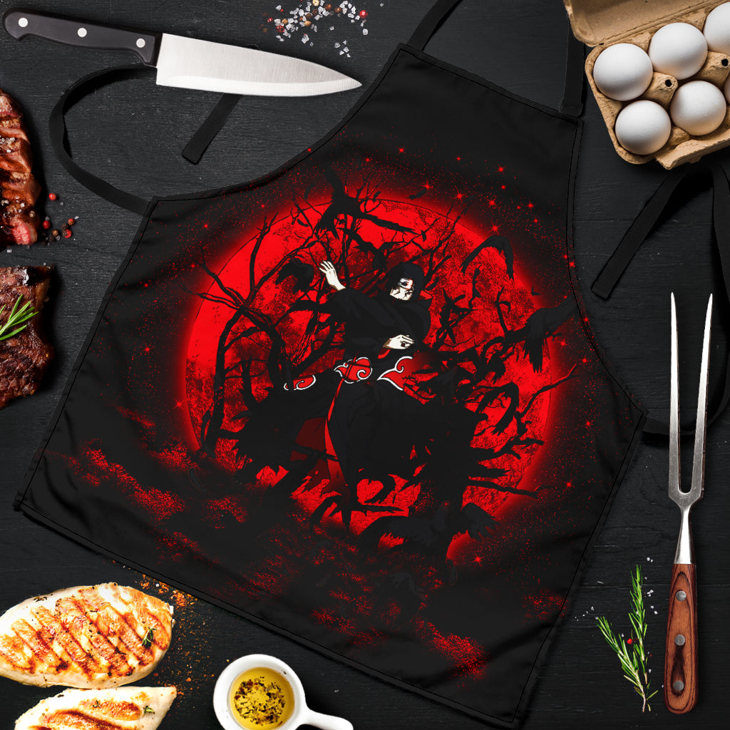 Itachi Moon Reg Moonlight Custom Apron Best Gift For Anyone Who Loves Cooking Nearkii