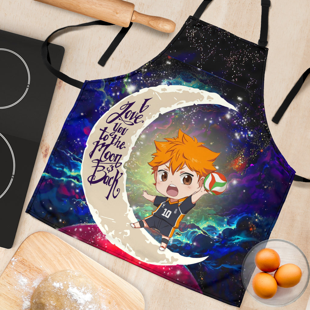 Hinata Haikyuu Moon Custom Apron Best Gift For Anyone Who Loves Cooking