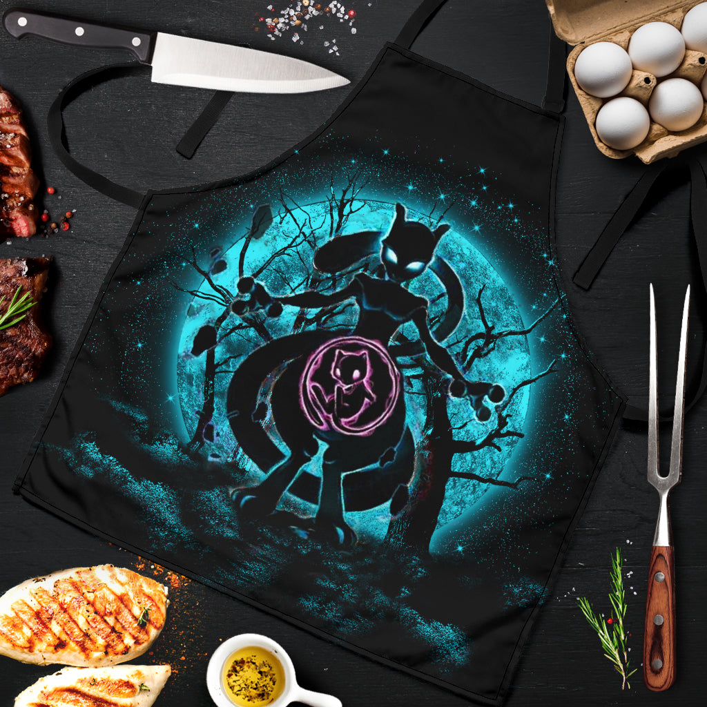 Mewtwo Moonlight Custom Apron Best Gift For Anyone Who Loves Cooking
