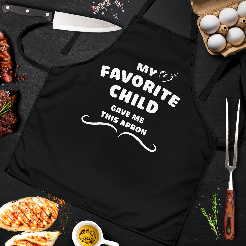 My Favorite Child Custom Apron Gift For Cooking Guys Nearkii