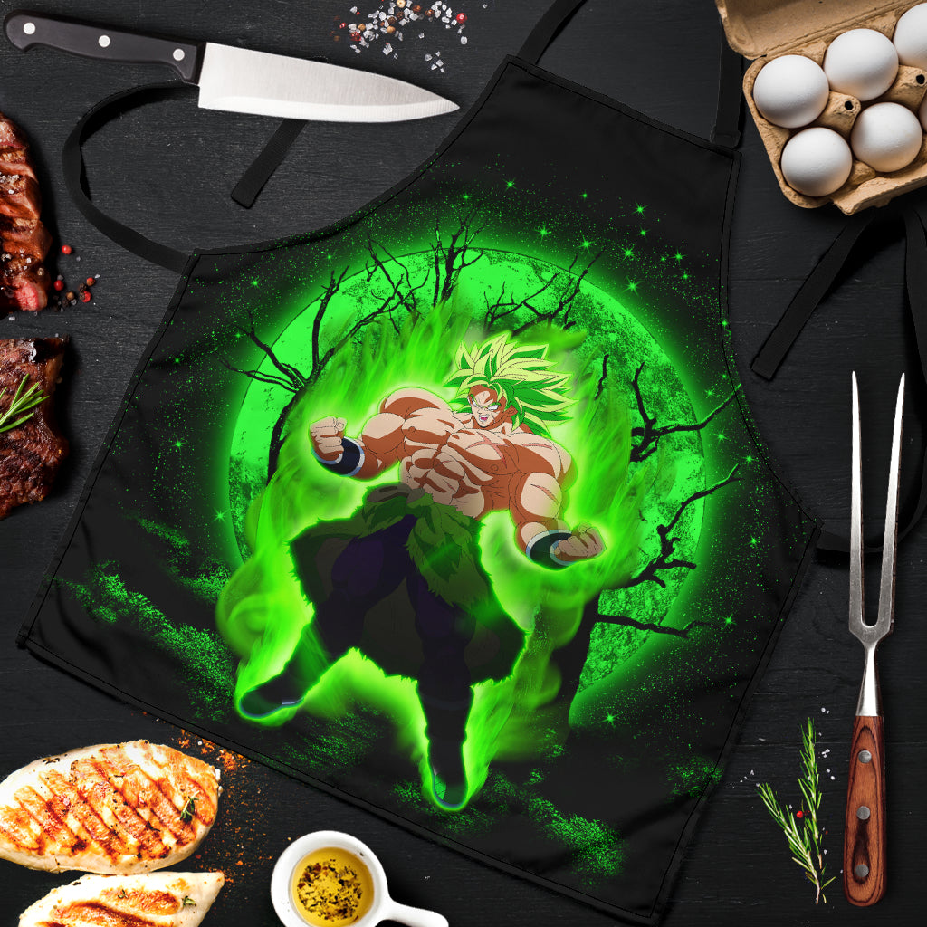 Broly Moonlight Custom Apron Best Gift For Anyone Who Loves Cooking Nearkii
