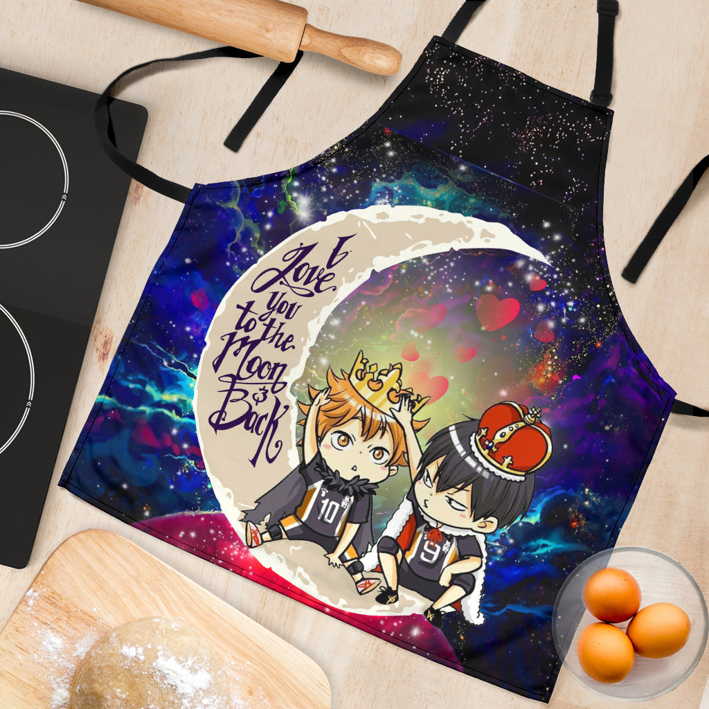 Hinata And Tobio Haikyuu Moon Custom Apron Best Gift For Anyone Who Loves Cooking