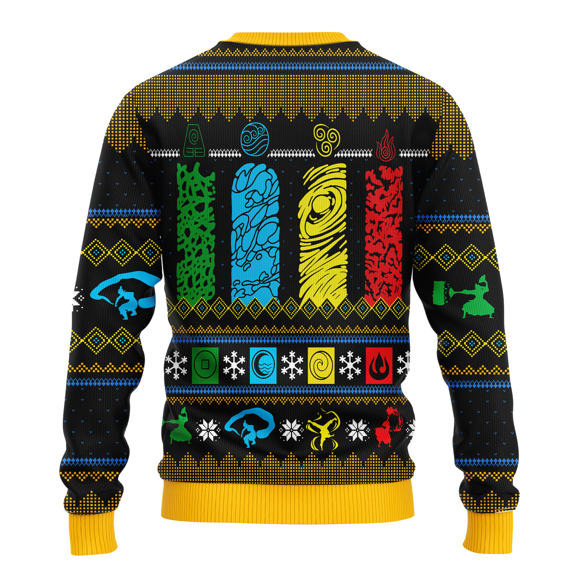 Avatar The Last Air Bender Ugly Christmas Sweater Xmas Gift