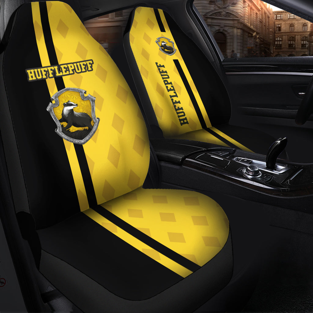 Hufflepuff Harry Potter Premium Custom Car Seat Covers Decor Protectors