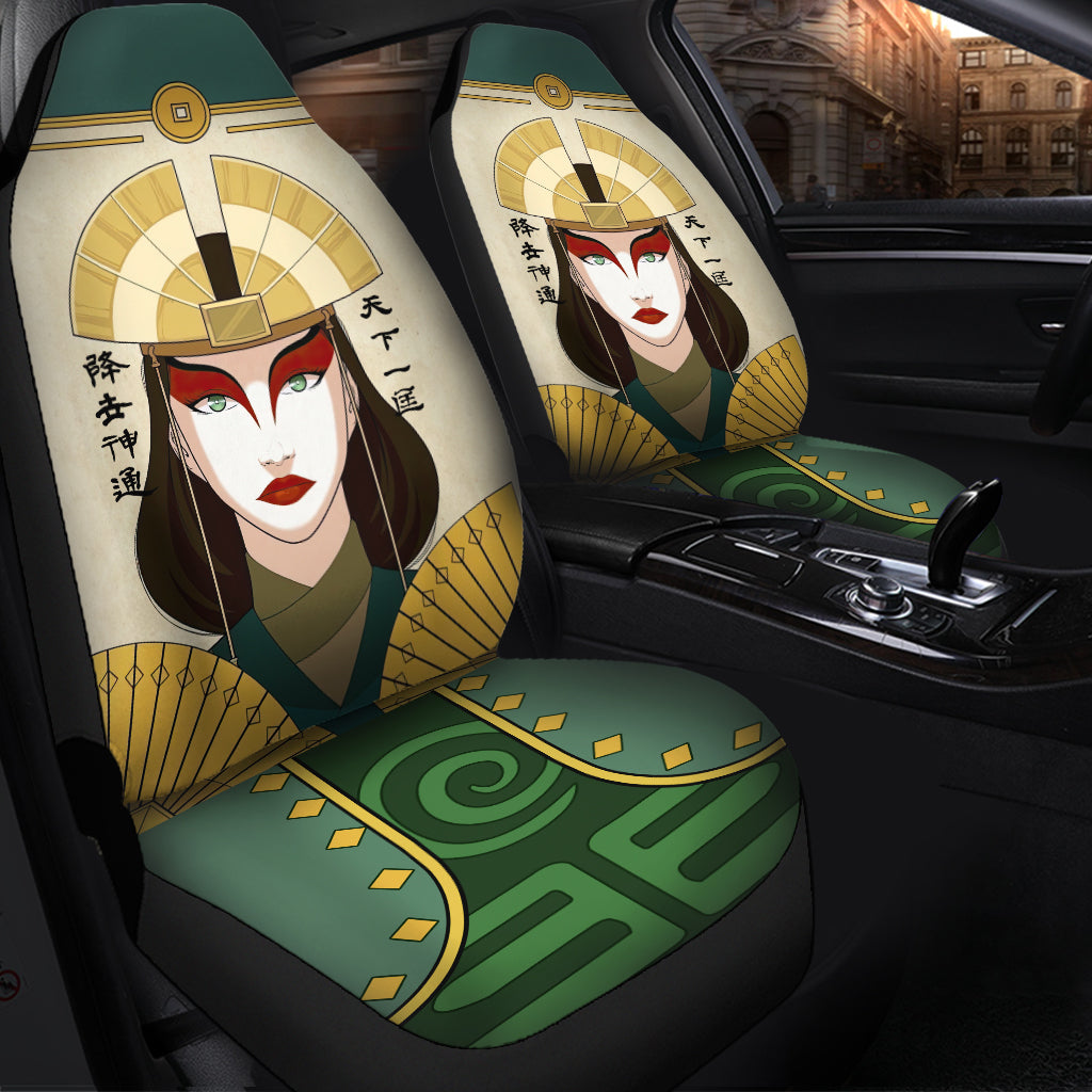 Kyoshi Avatar Last Airbender Premium Custom Car Seat Covers Decor Protectors